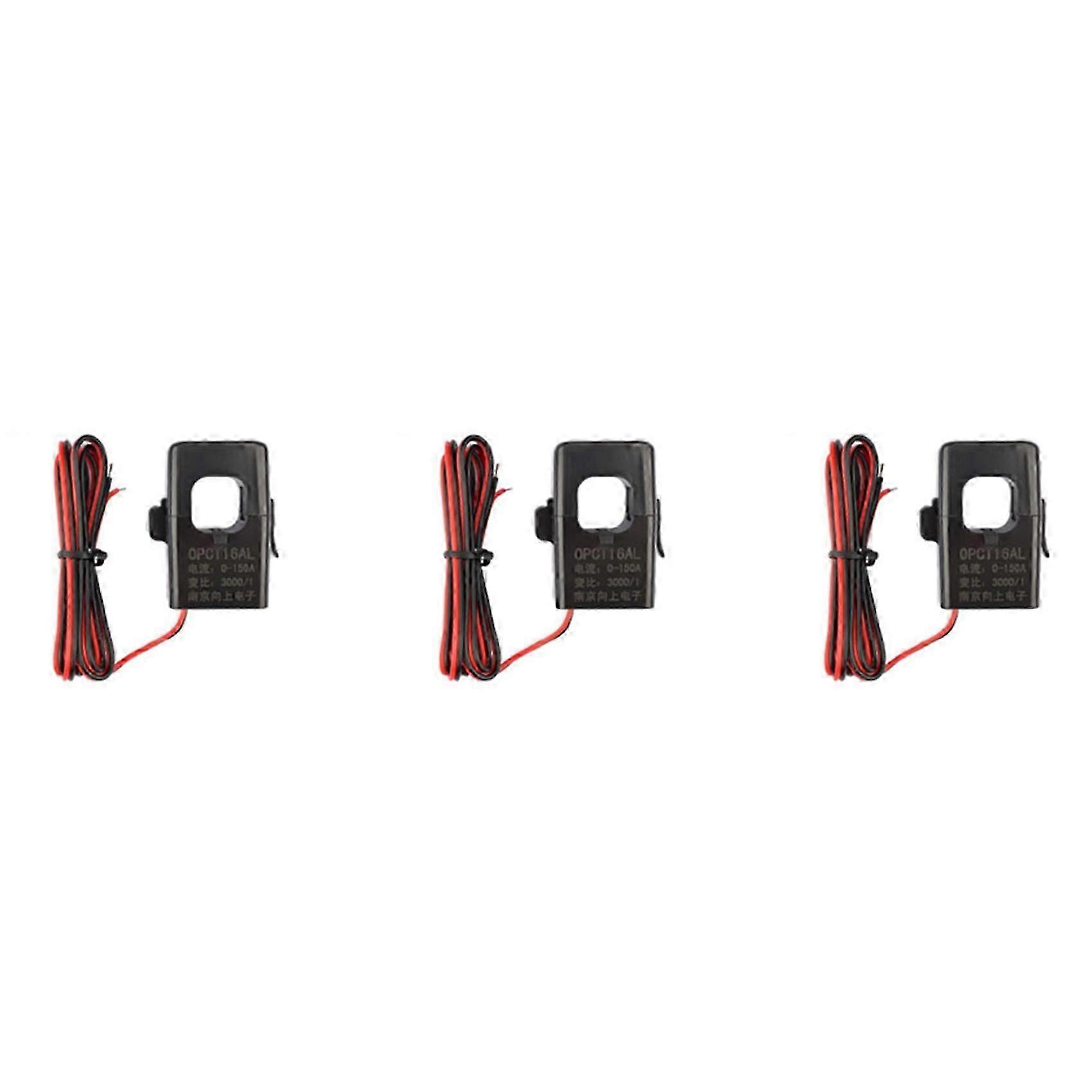 3X High Frequency Split Core Current Transformer OPCT16AL 3000/1 AC CT Clamp on Current Transformer