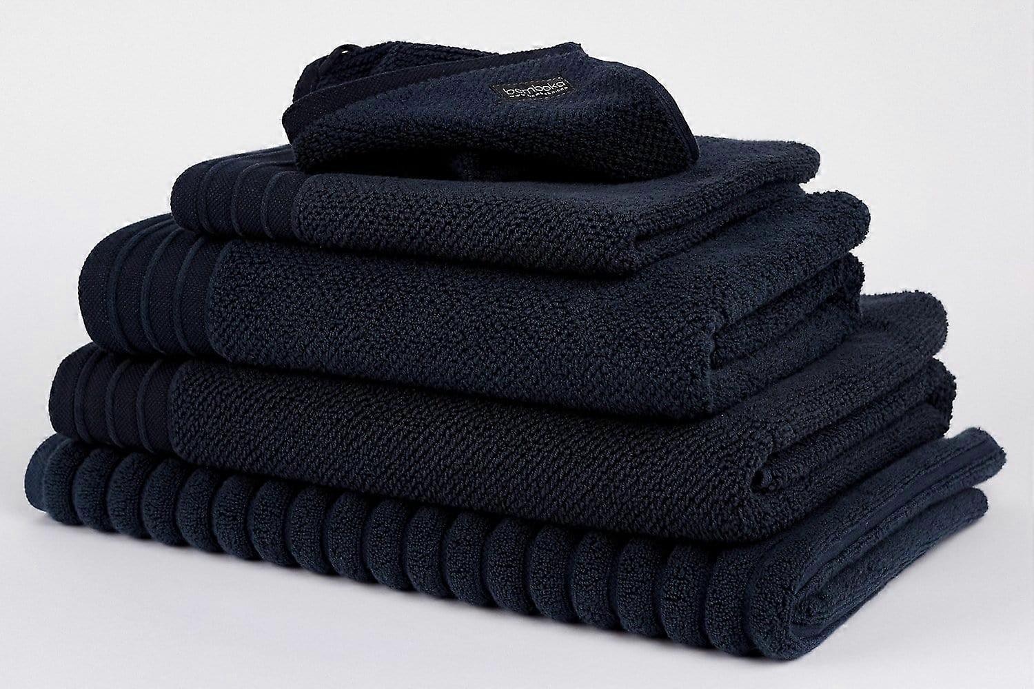 Bemboka Pure Cotton Bath Towel - Jacquard Ink