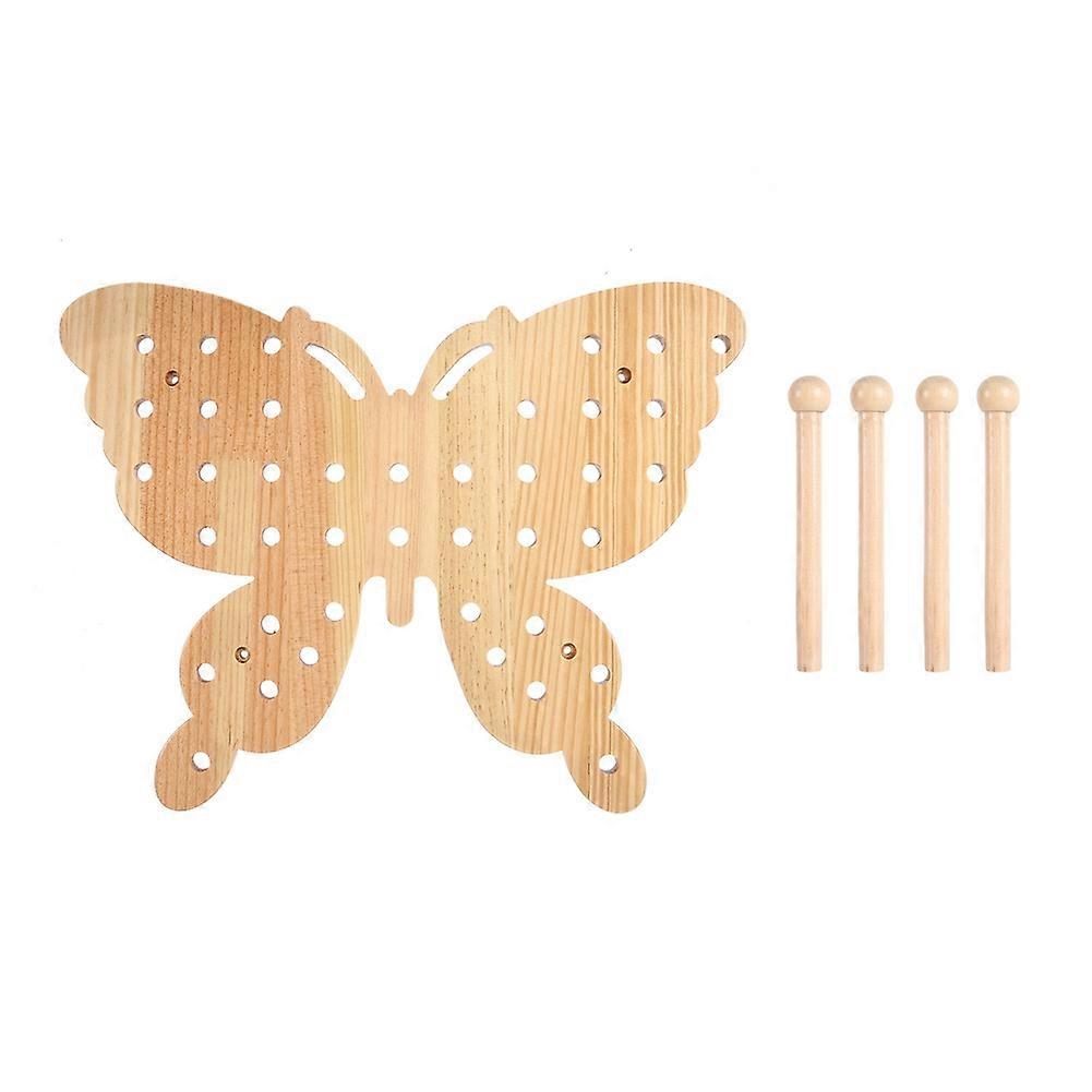 Butterflies Shape Wall Hanging Storage Shelf Rack Home Decoration