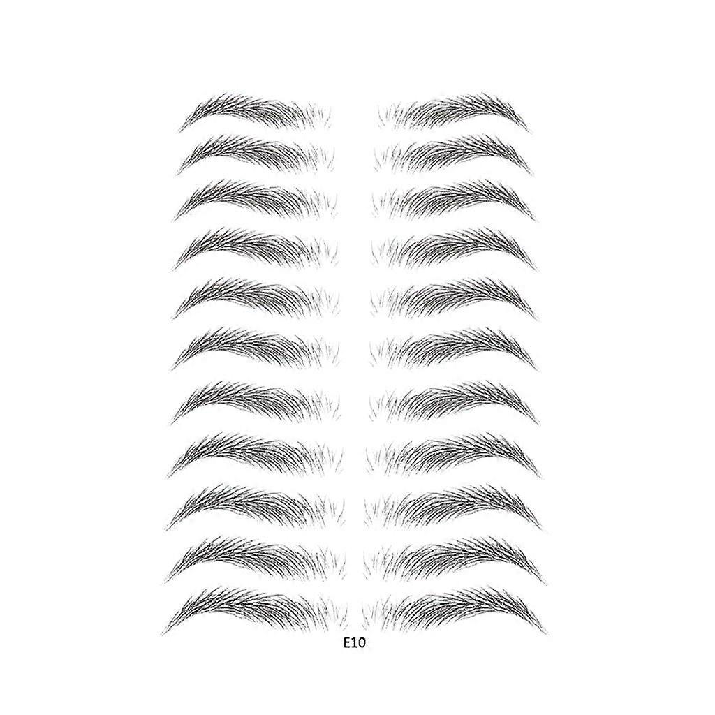 4D Hair Like Authentic Eyebrows Grooming Shaping Brow Shaper Makeup Brow Sticker