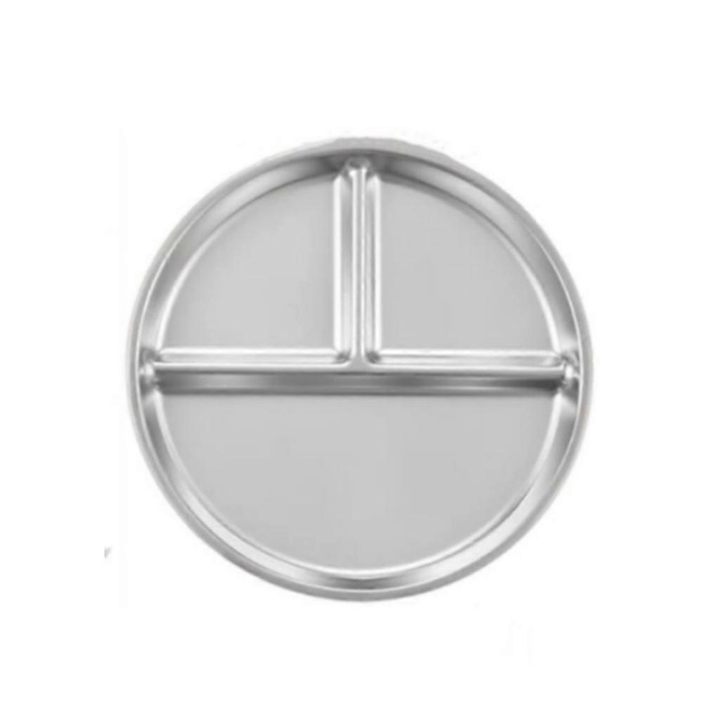 Set di stoviglie per bambini in acciaio inossidabile, piatti per bambini in acciaio inossidabile, piatti infrangibili