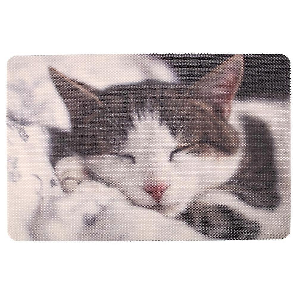 Pet Cat Non-Slip Bath Mat Claws Scratch Doormat Animal Decor Cushion
