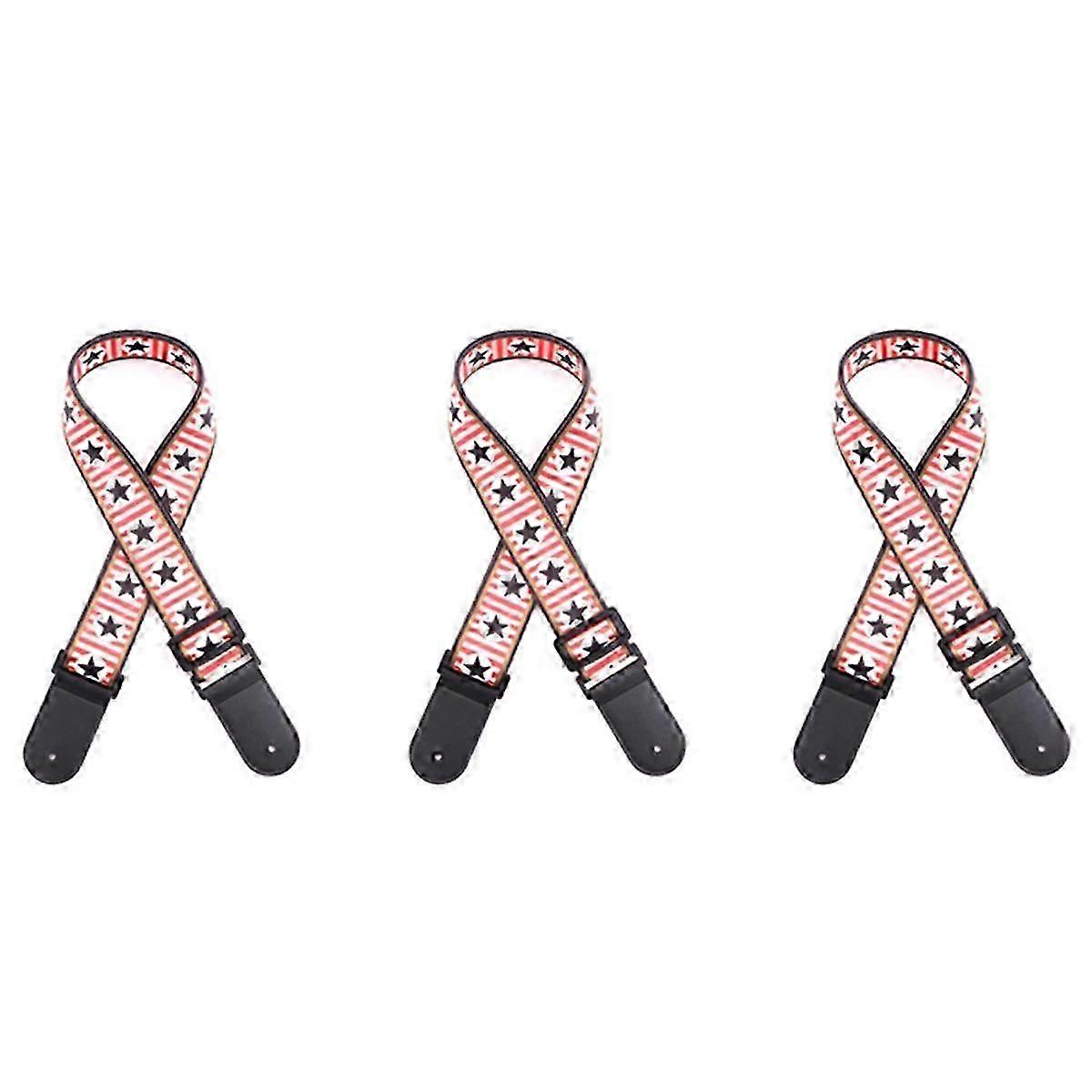 Gitarrrem, jacquardbroderad bomullsrem, lämplig för bas, akustisk och elgitarr, A