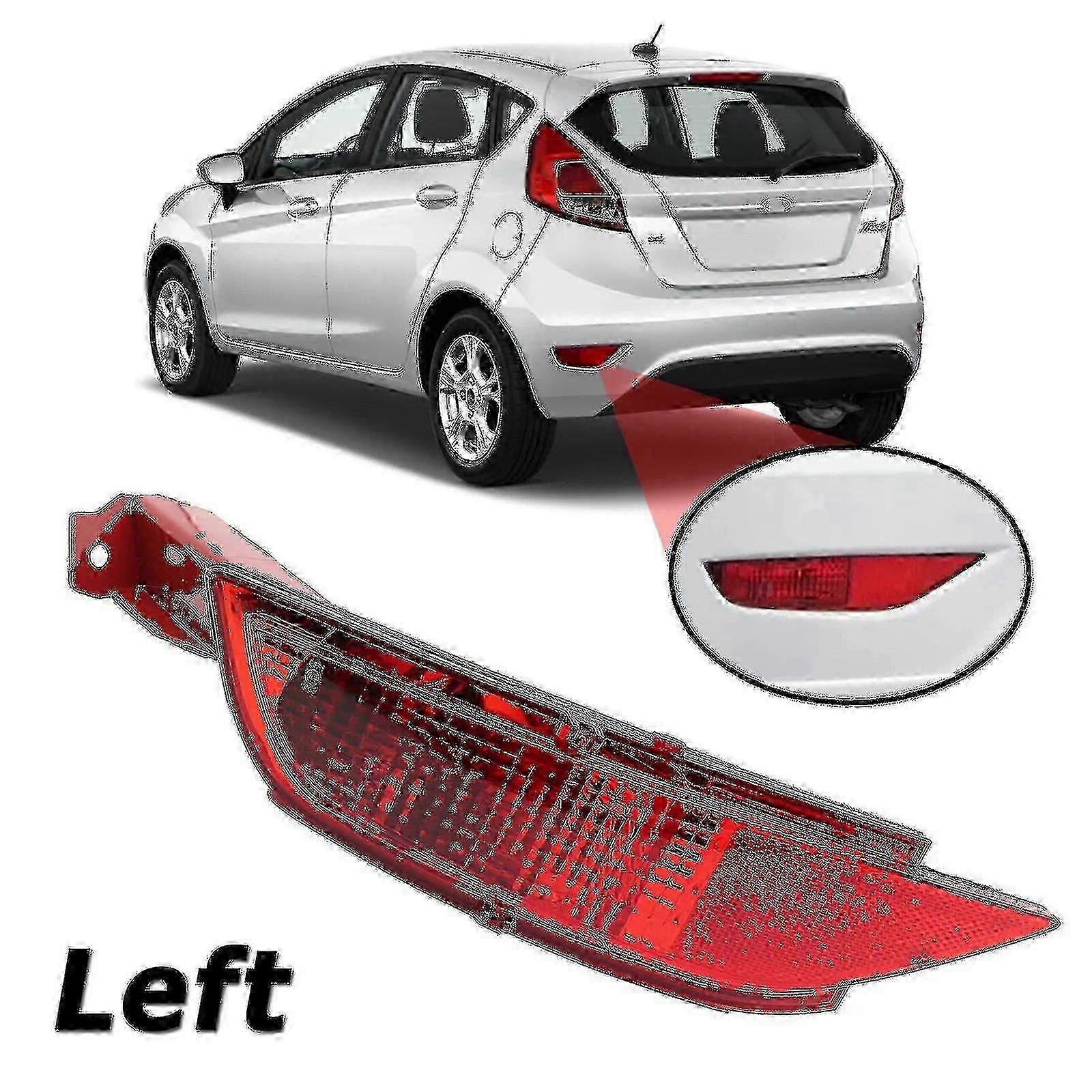 Rear Bumper Reflector Fog Lamp Tail Brake Light Right For Ford Fiesta Mk7 2008 2009 2010 2011 2012 2013 2014 Cmax 2010-2015 - Ja