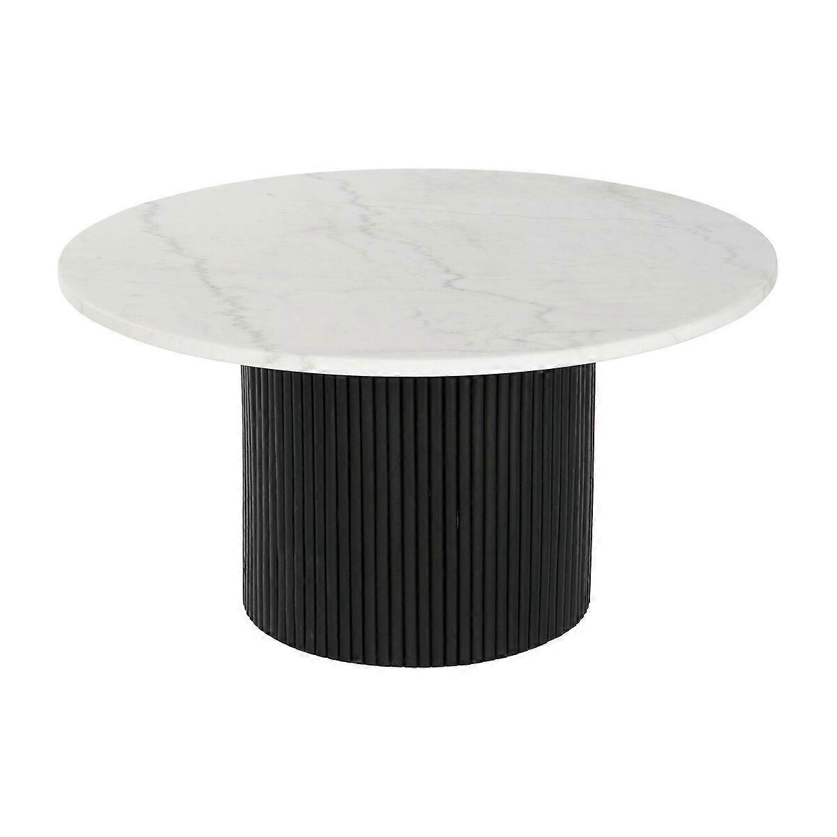 Centre Table DKD Home Decor Marble MDF Wood 80 x 80 x 42 cm