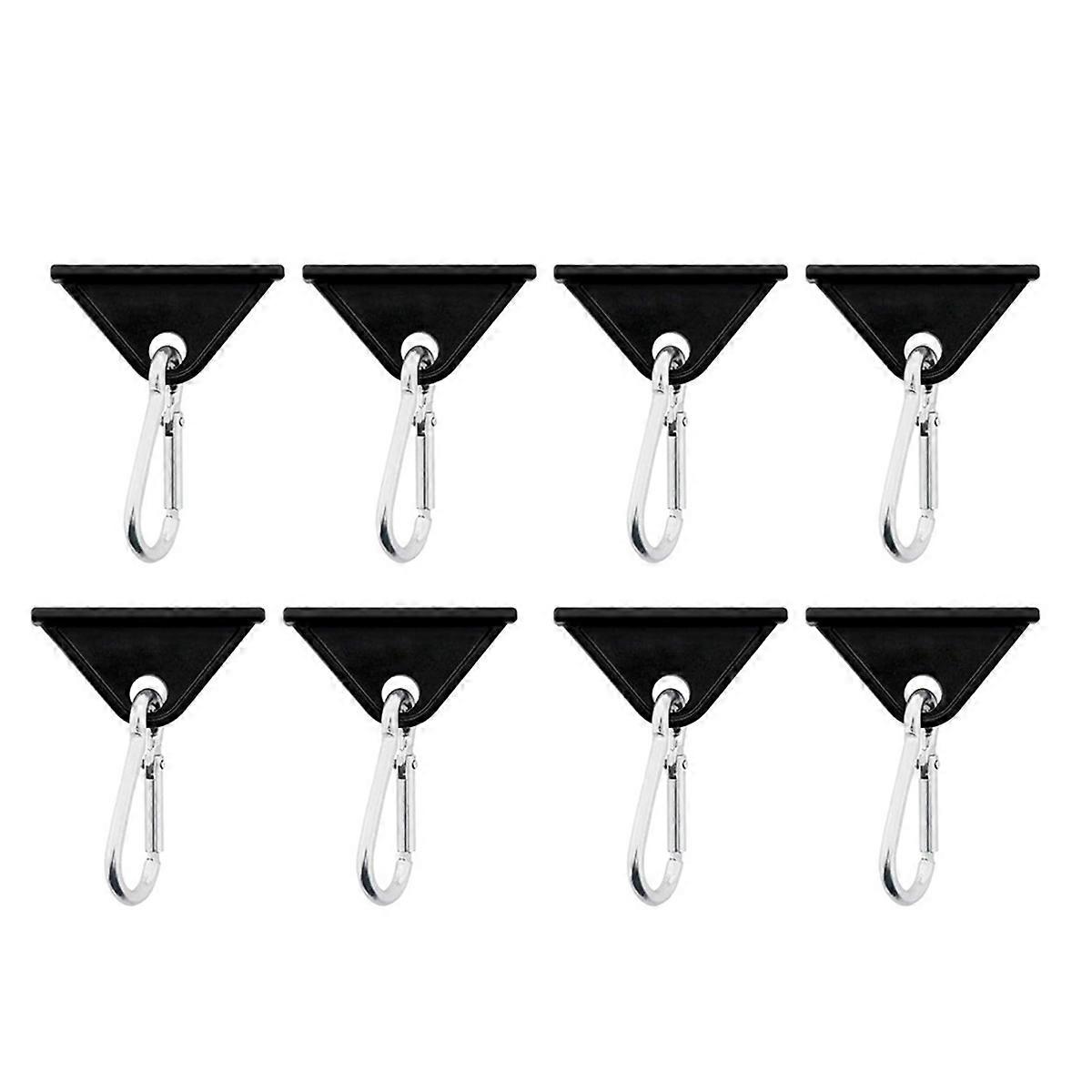 8 Pack 2020 Extrusion Sliding Hook Black