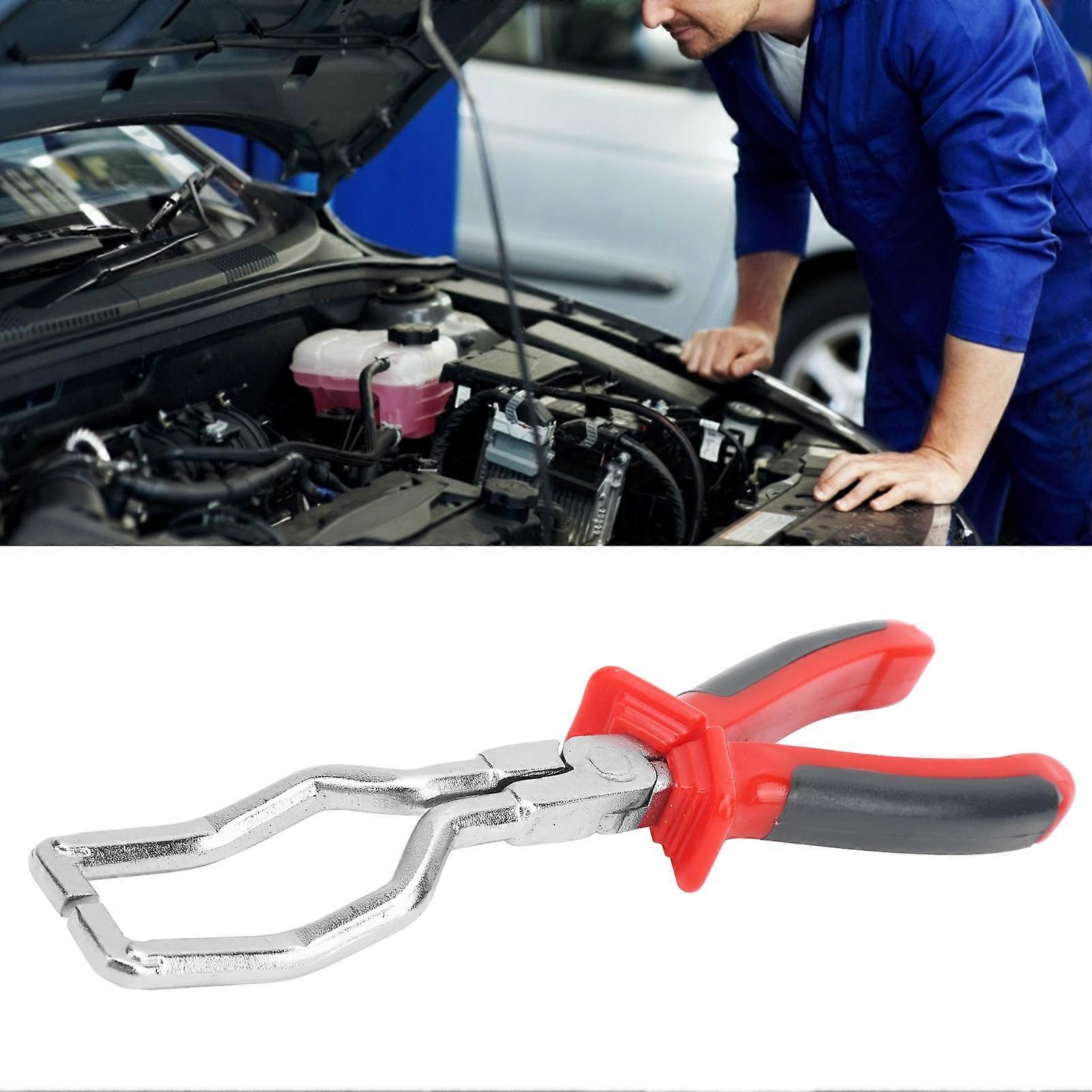 Gasoline Filter Caliper Red Clip Pliers Hose Release Disconnect Removal Hand Tools