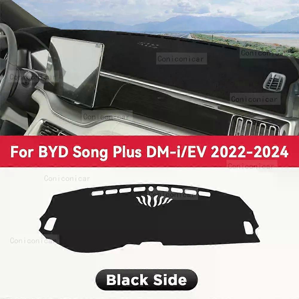 Dashboard Cover Mat Protective Pad For BYD Song Plus DM-i EV 2022-2024 Car Accessories Dash Board Sunshade Carpet Dashmat