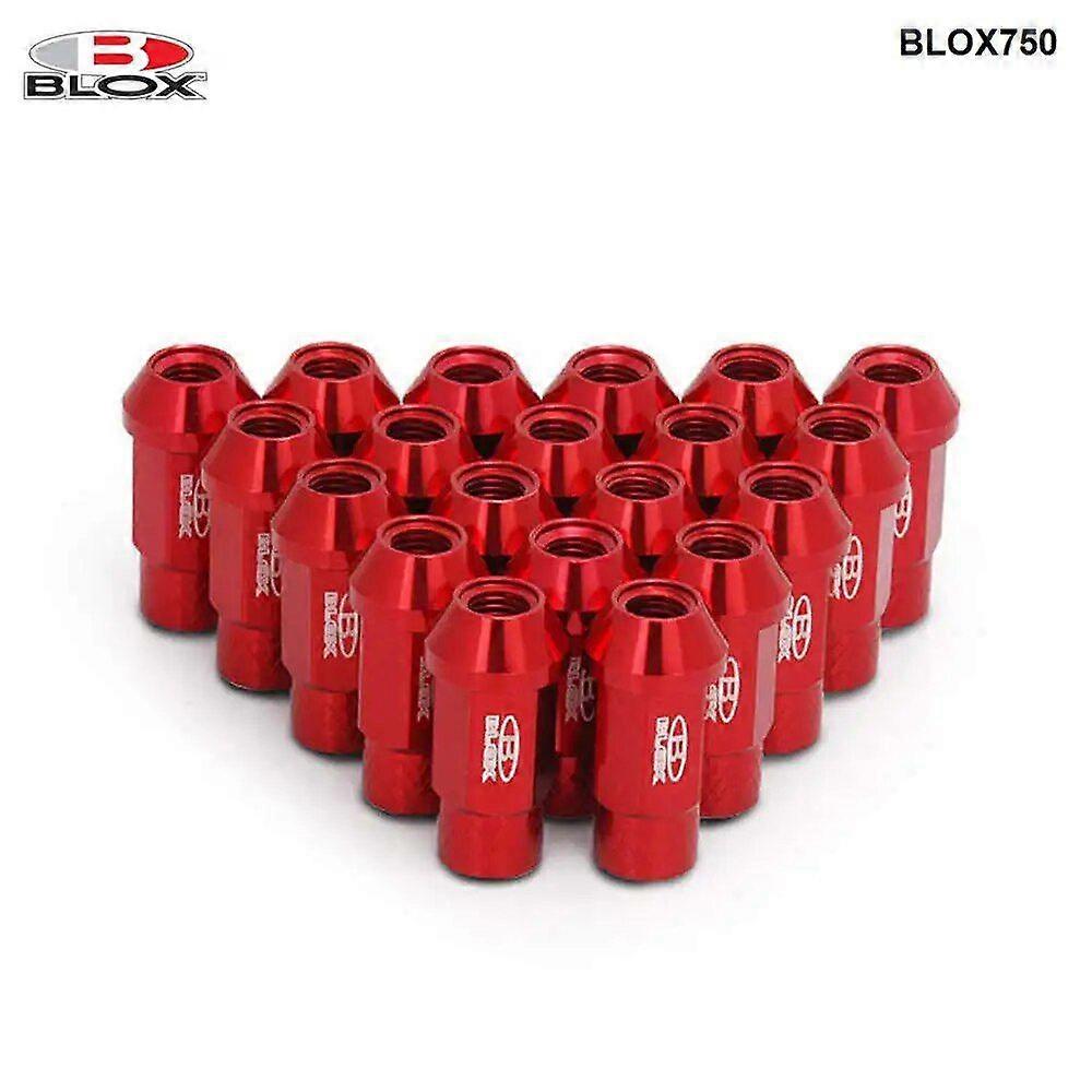 بلوكس ريسينغ فورجد 7075 الألومنيوم عجلة العروة المكسرات M12X1.25 / M12X1.5 ، الطول: 50 مم 20 قطعة EP-BLOX750