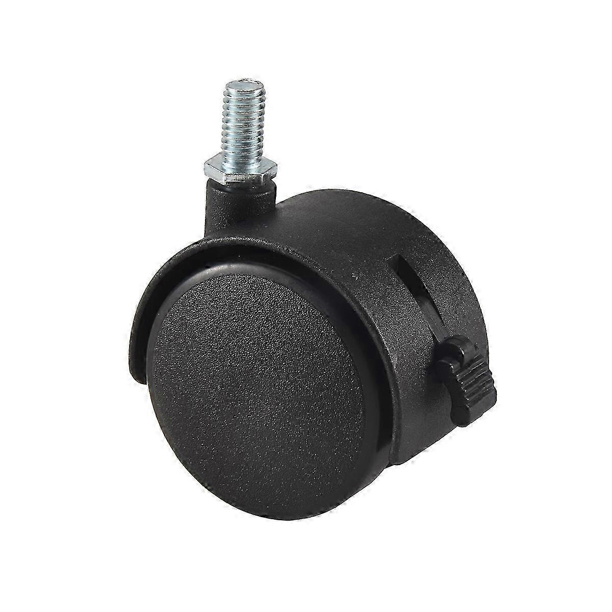 Móveis Giroste Rodízio Rodopa 8mm Tampa do parafuso 2 polegadas Roda dia Preto