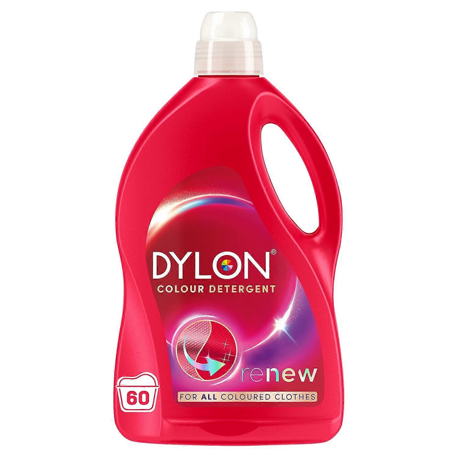 Dylon Colour Detergent Liquid Laundry Detergent for Coloured Clothes, 60 washes