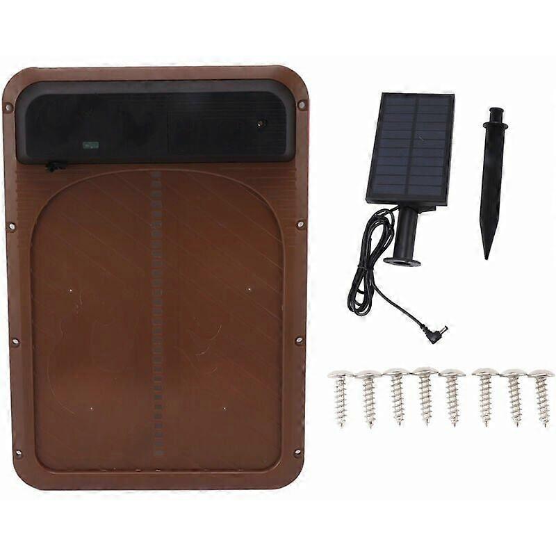Light-Sensing Chicken Coop Door, Battery-Solar Powered