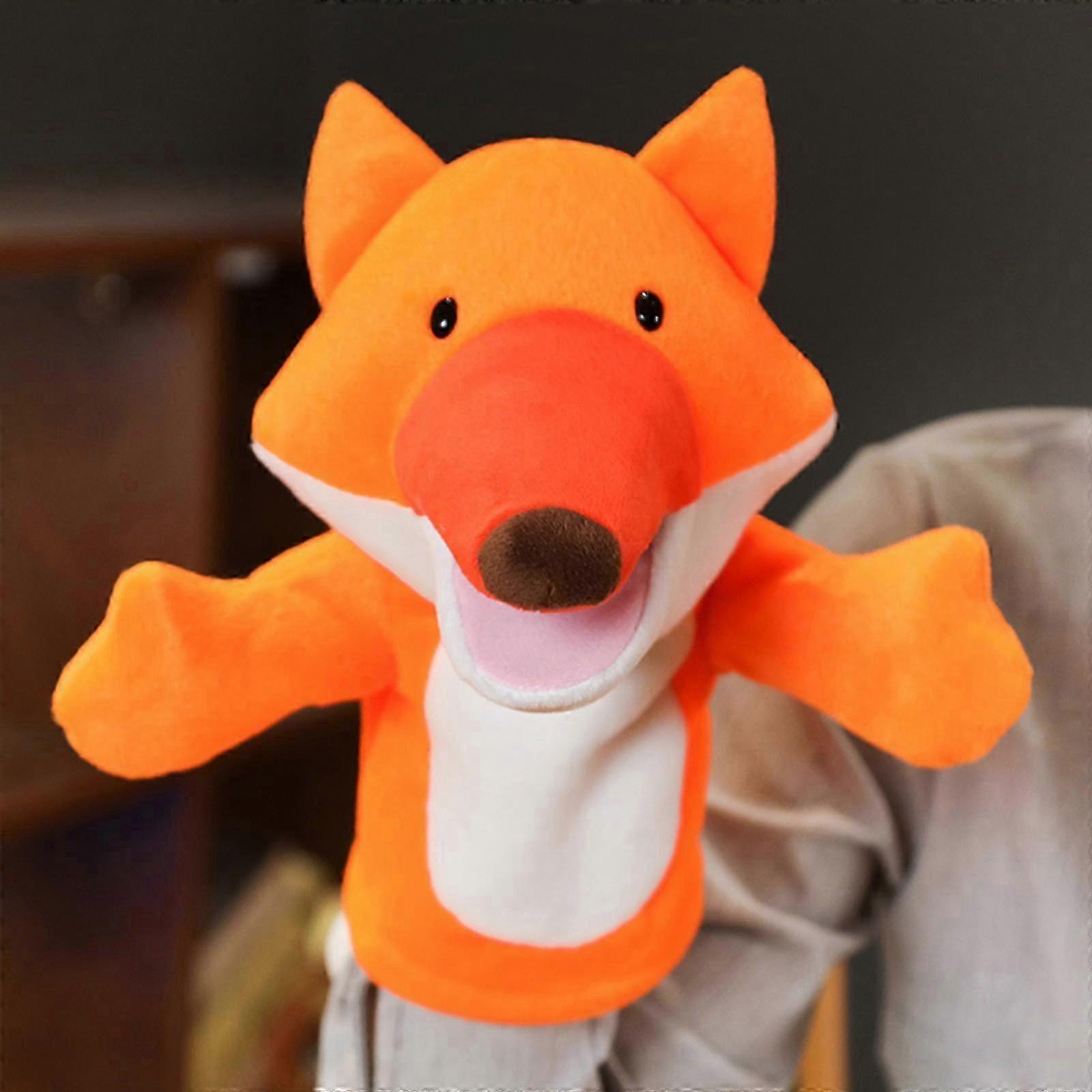 Innovative Hand Puppet Moving Mouth Parent-child Interaction Plush Doll - FFY