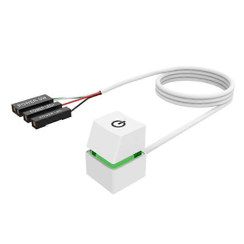 Buntes LED-Licht Computer Desktop Switch PC Motherboard Start Power Button