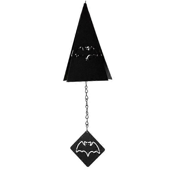 Creative iron triangular wind chime pendant garden bell decoration