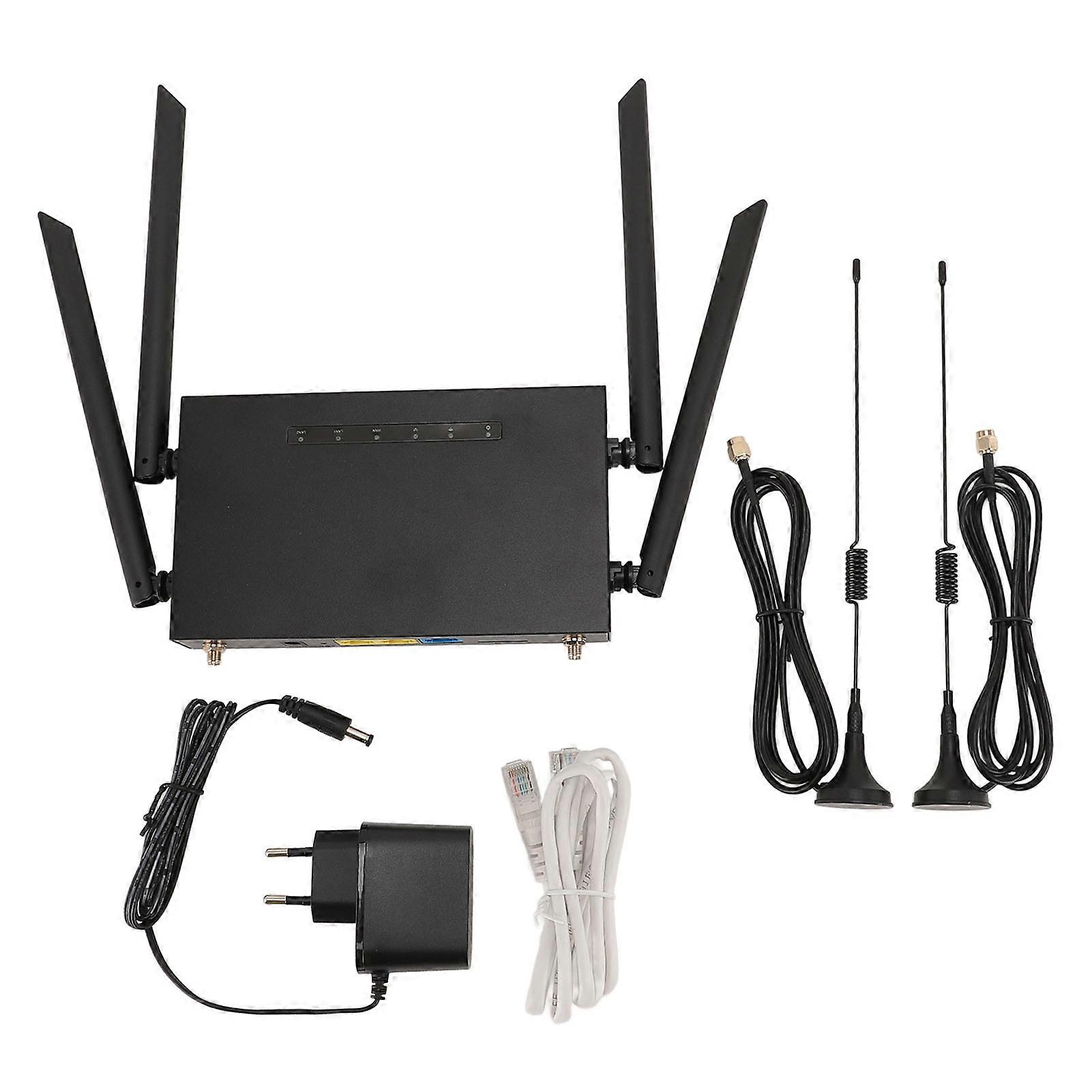 4G LTE CPE SIM Card Slot 300Mbps 32 User Wireless Mobile Hotspot Router with 4 Antennae for Europe and Asia