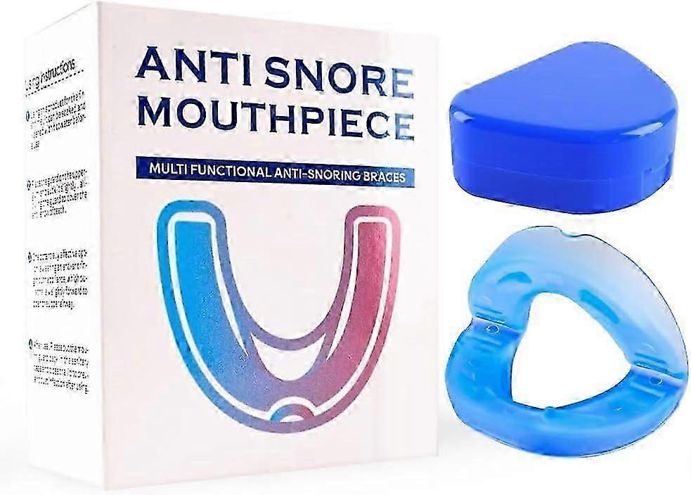 Anti Snoring Mouthpiece, Anti Snoring Devices, Snore Reduction Device for Men and Women, Comfortable Mouth Guard for Better Sleep, Anti-Snoring Soluti