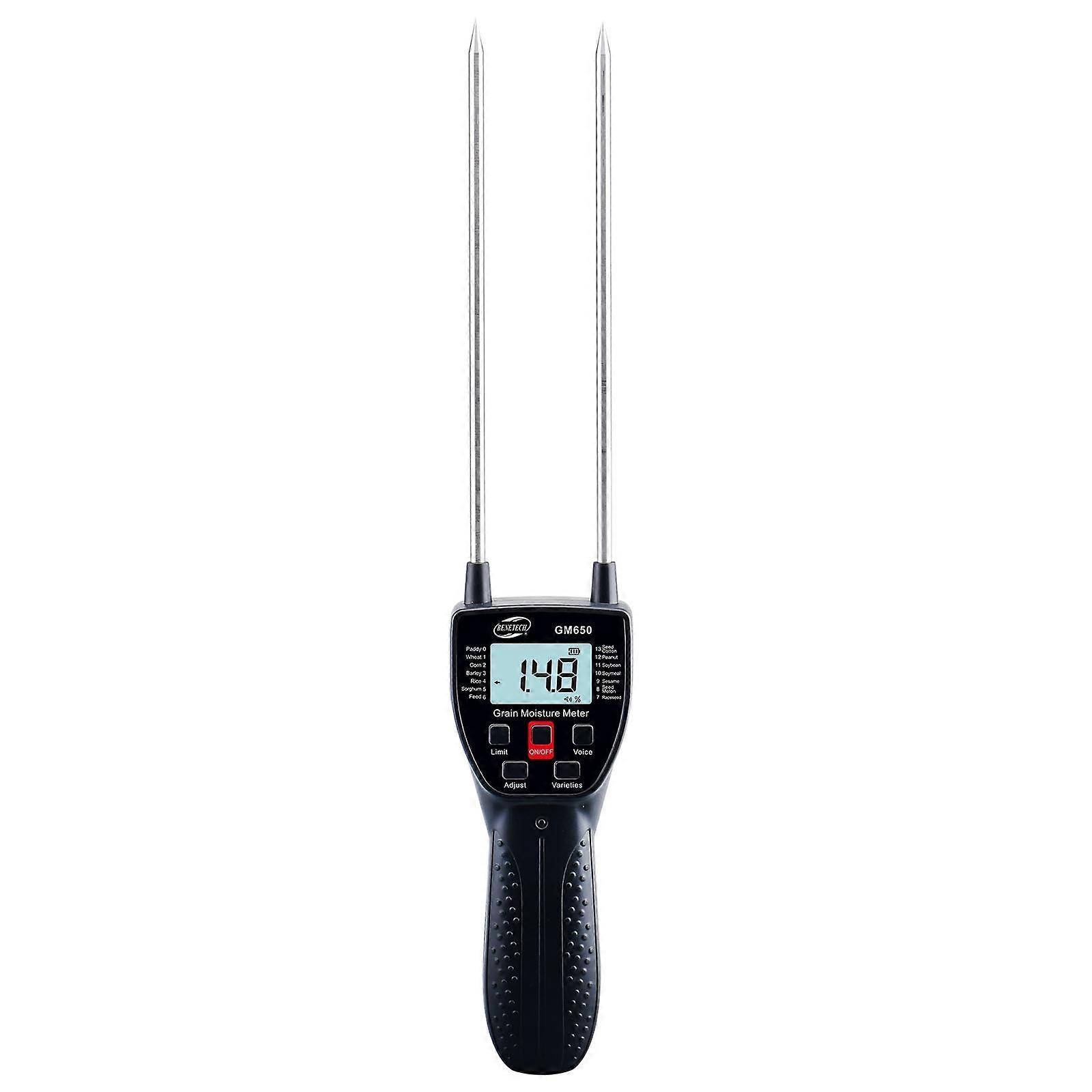 BENETECH GM650A Grain Moisture Meter, Battery Not Included 30cm