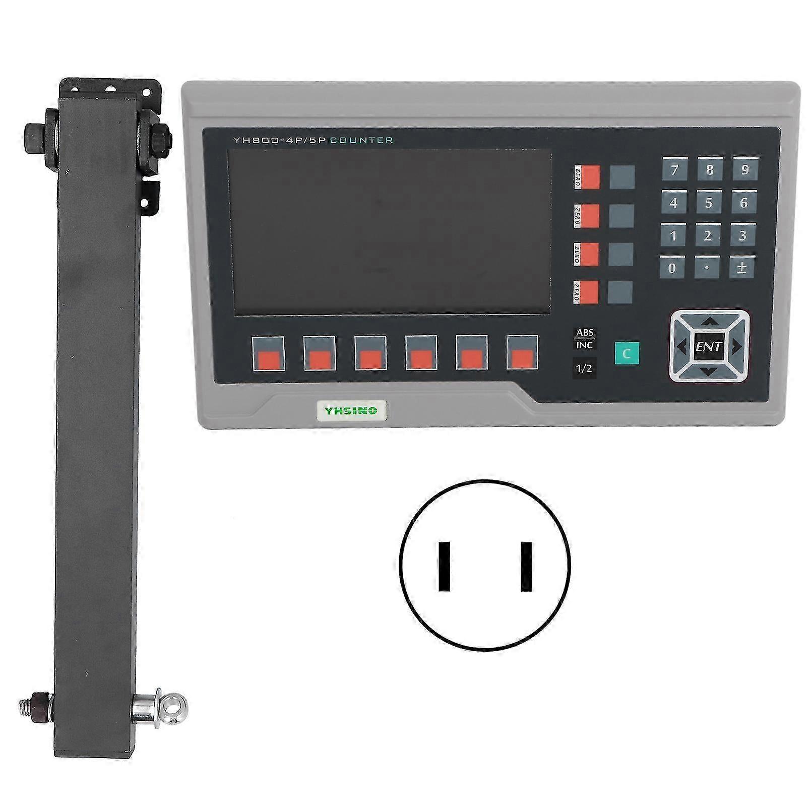 Lcd Digital Readout Linear Scale Encoder Magnetic Grating For Lathes Milling Machine Ac 80260vus Plug 4 Axes