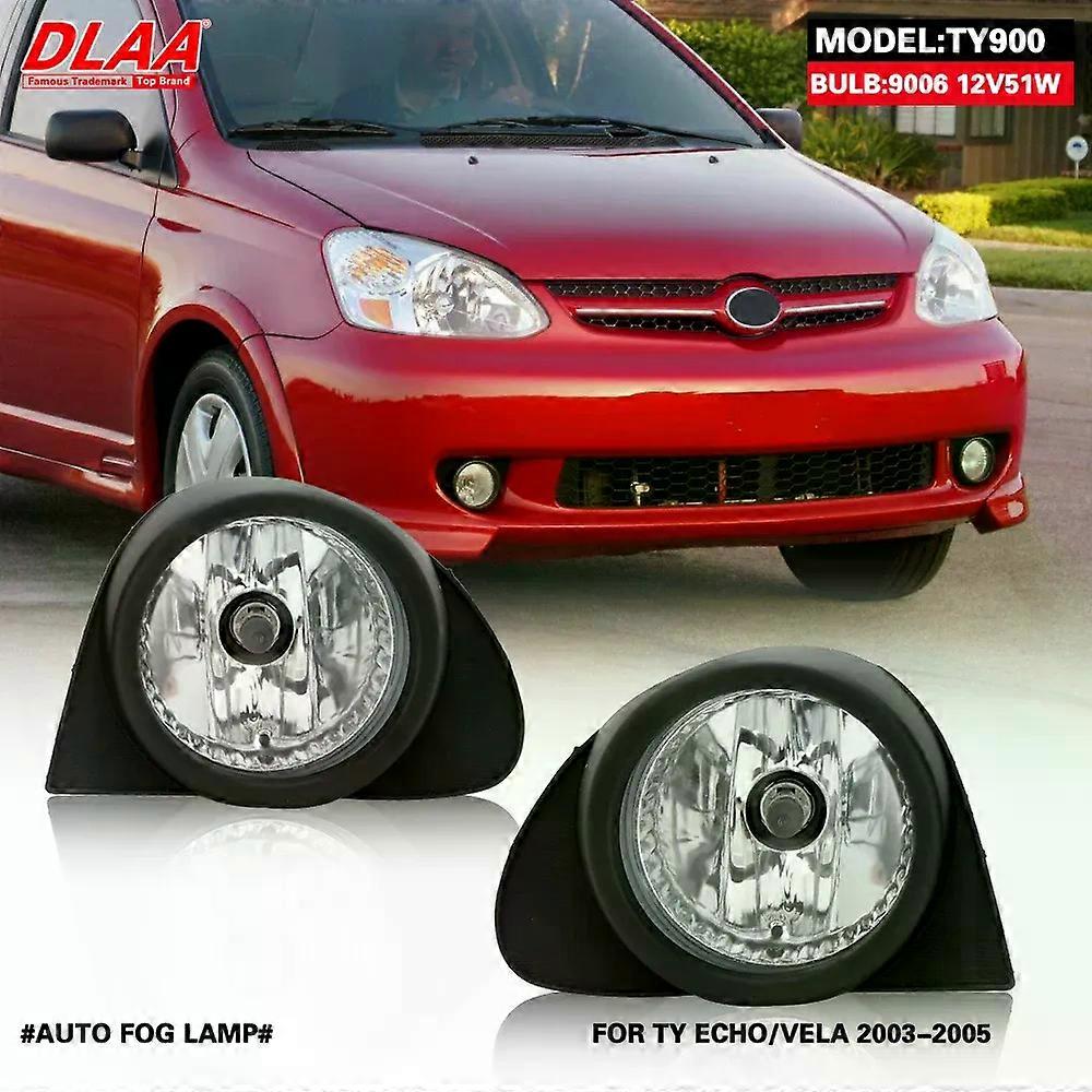 High qualityDLAA For ECHO VELA 2003 2004 2005 Front Fog Lights Car Styling Spot Light Fog Lamps With Switch - 1 Pair