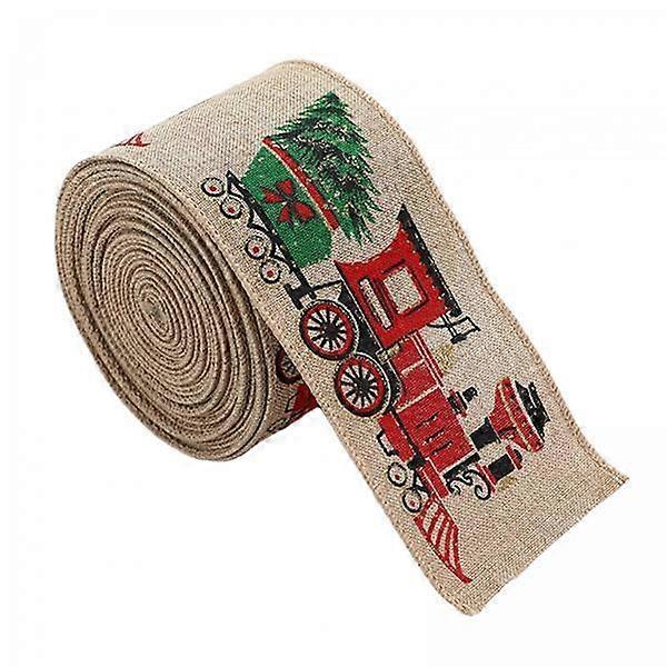 5xChristmas Ribbon Xmas Ribbon Scrapbook Bows Multipurpose Wrapping Ribbon DIY