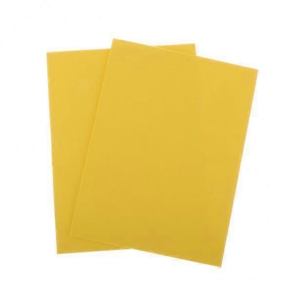 2x2pcs Fly Tying Foam 3mm Thick EVA Foam Sheet Floating Tying Materials Yellow