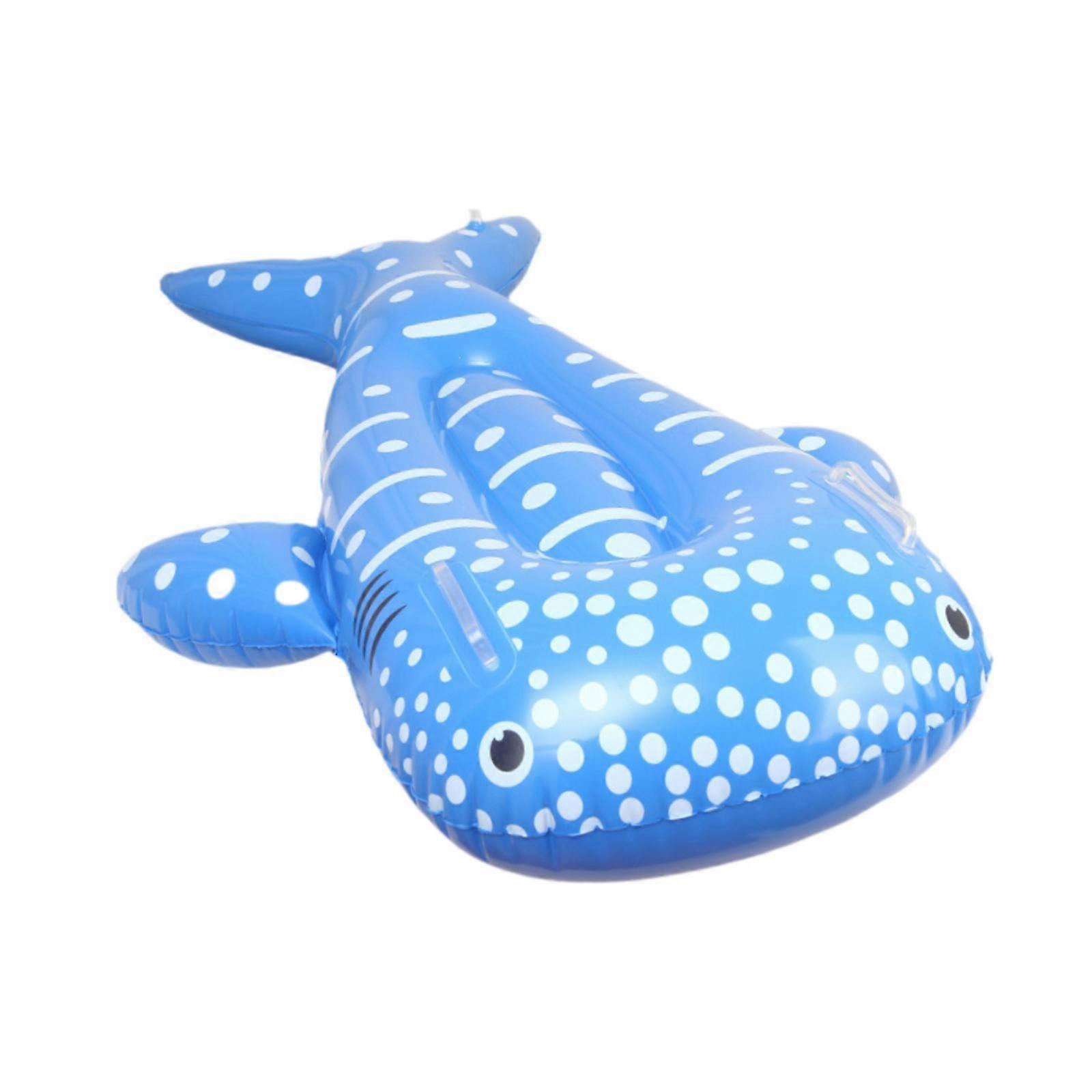 Kids Inflatable Whale Ride on Pool Float 47.2x29.5inch for Summer Versatile