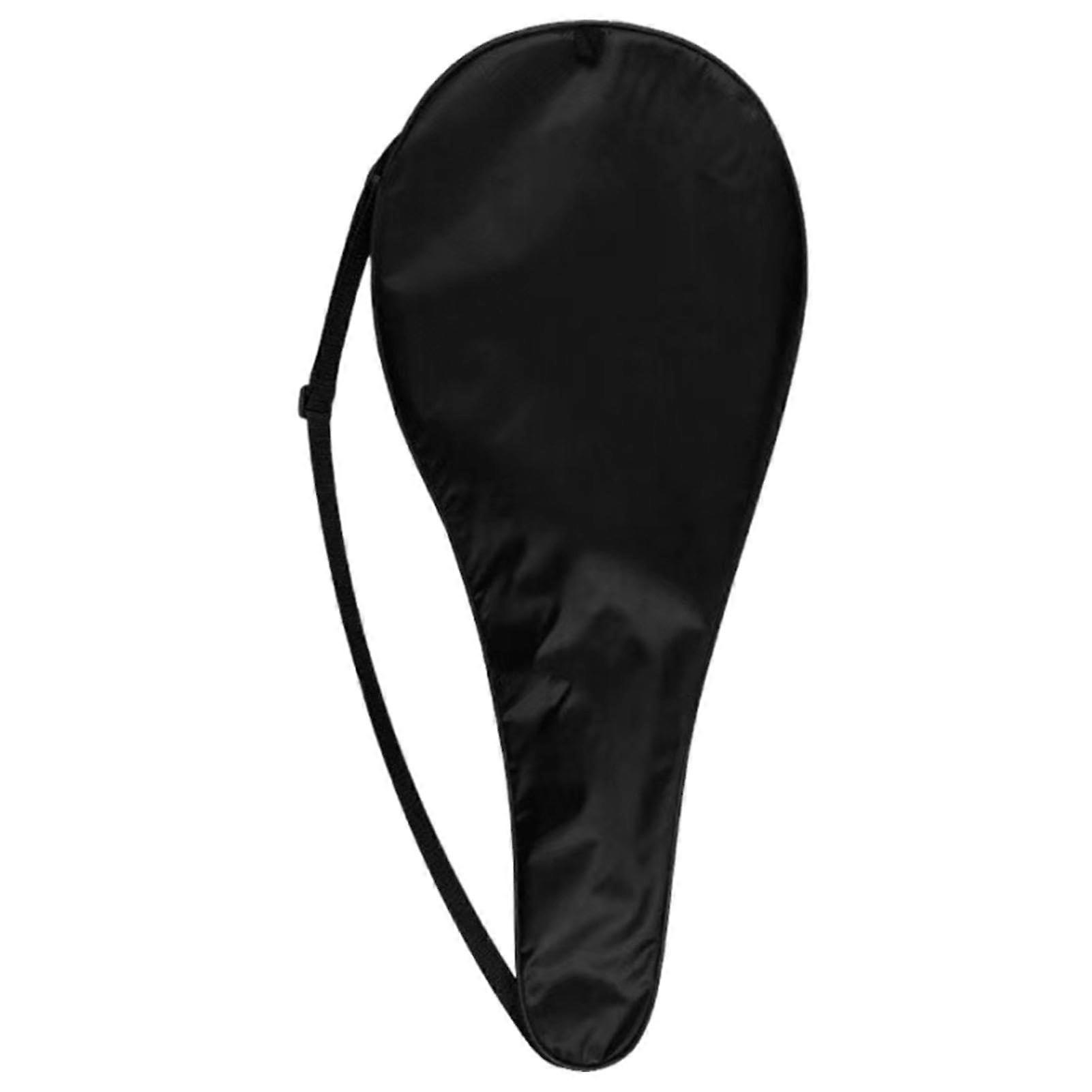 Tennis Racket Bag with Adjustable Shoulder Strap - Durable Oxford Fabric Badminton Racket Organizer for Hiking, Running, Walking