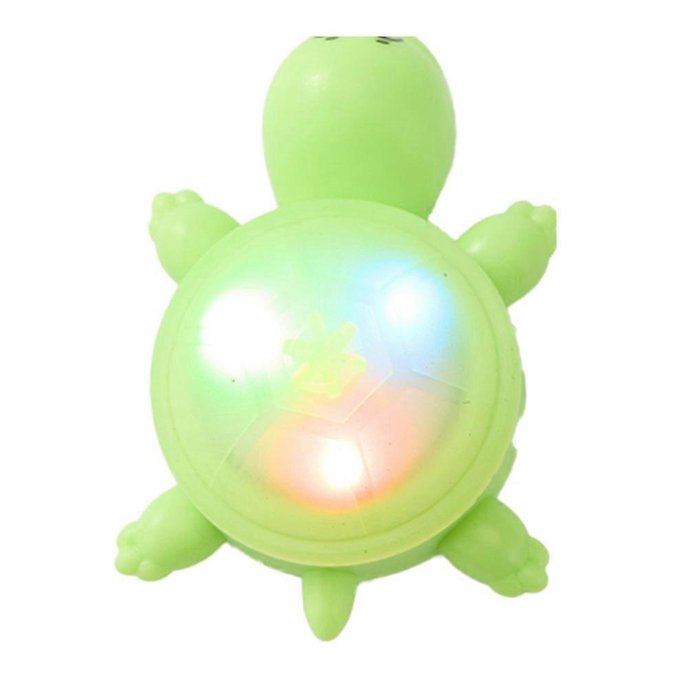 Cute Turtle Shape Bike Tail Light Waterproof 3 Modes Manual Adjustable Cycling Warning LampGreen