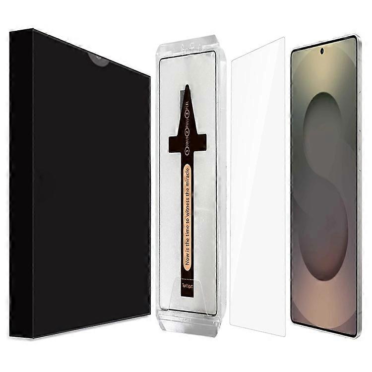 Samsung Galaxy S25 Ultra Tempered Glass HDクリアスクリーンプロテクター、自動ダスト除去ツールに対応