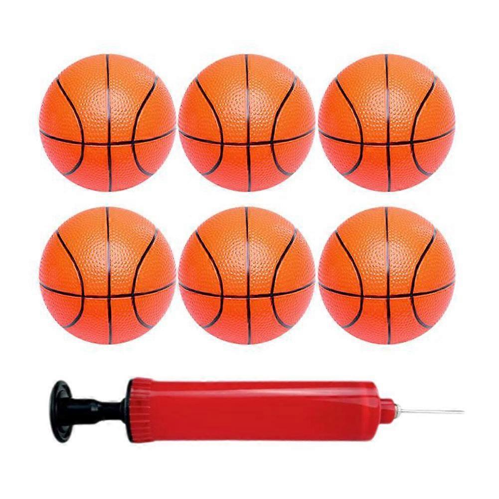 10pcs/set Small Mini Childrens Basketball With Inflatable Pump