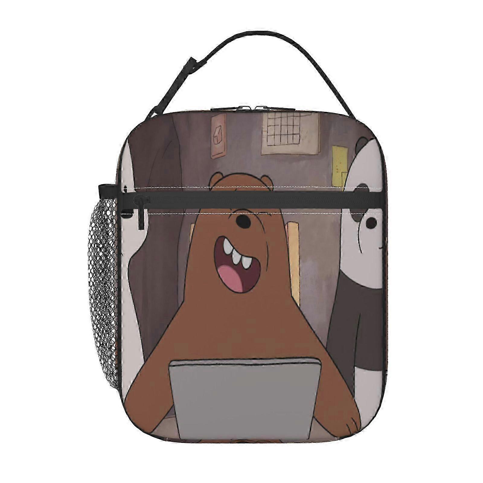 Elegant Lunch Boxes for Season Gift Edition Featuring We Bare Bears Design, Premium Packaging with Customizable Monogram Service