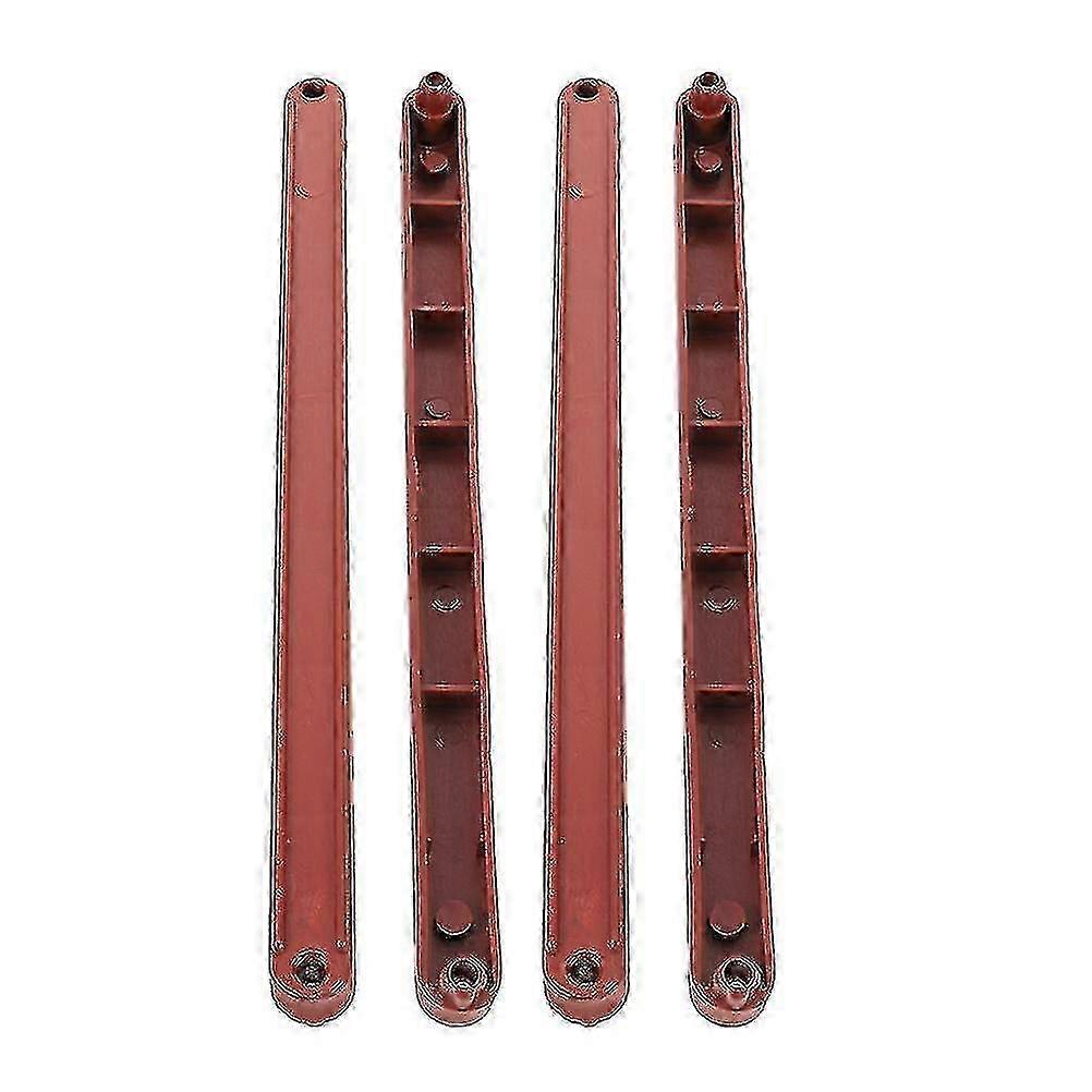 2 Sets 235mm Brown Drawer Slide Rails Side Track Guide Replacement