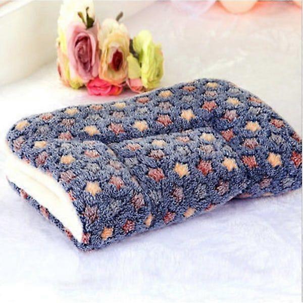 Dog & Cat Blankets, Soft Fleece Mat Cushion for Puppy Kitten Star Pattern XL