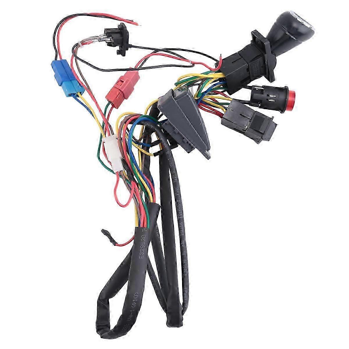 Samochód elektryczny dla dzieci DIY Zmodyfikowane przewody i zestaw przełączników, samochód elektryczny dla dzieci 4WD Ride on Toys Akcesoria Pojedyncza linia
