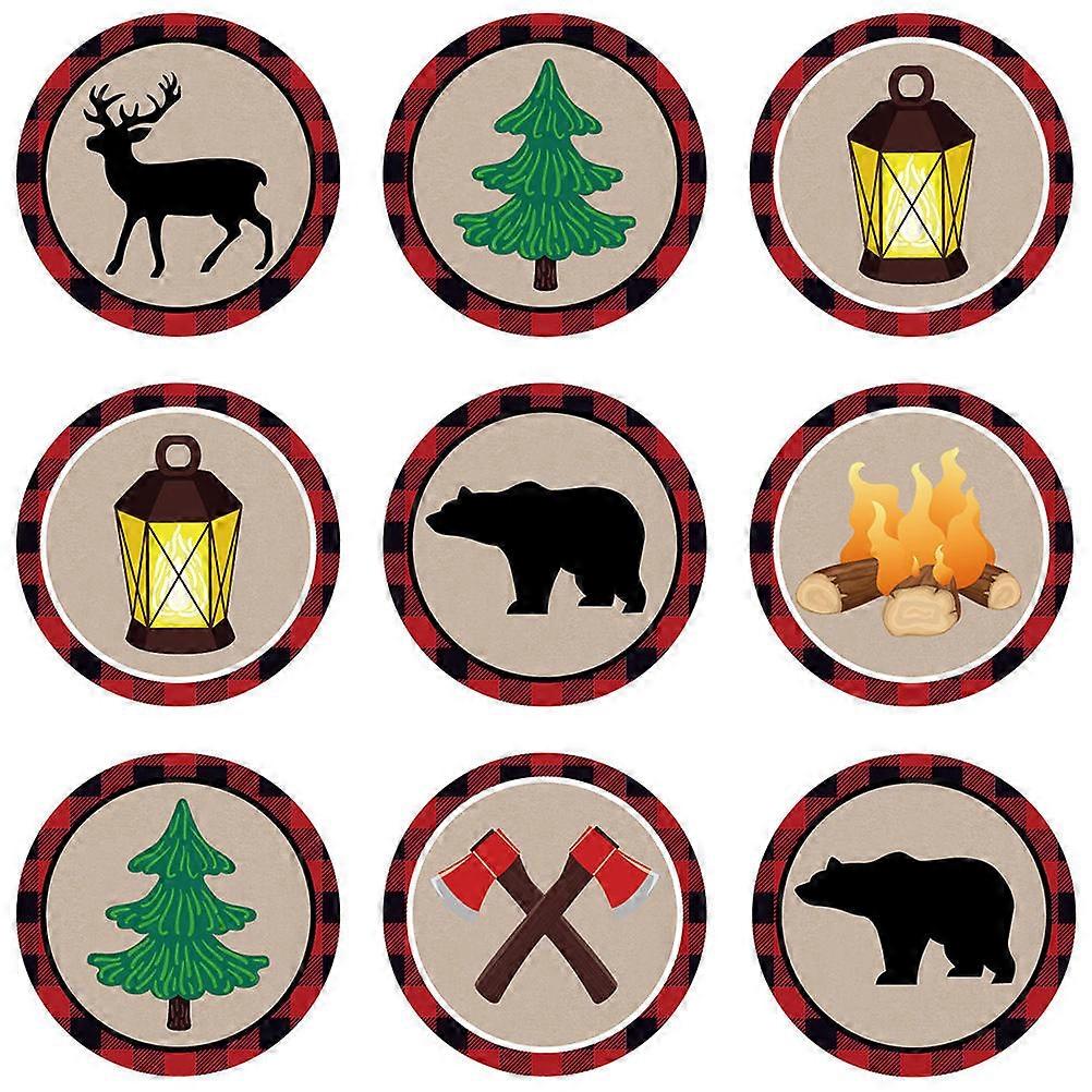 Seal Stickers, Round Design for Creative Crafting and Package Sealing,