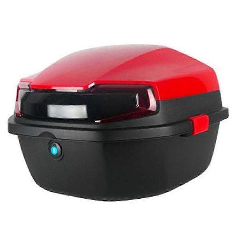 Electric Vehicles Rear Box Large Capacity Smooth Surface Color Blocking For Motorcycle Electromobile Red