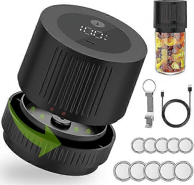 Electric Vacuum Sealer Jar Machine for Food Preservation, 1.5L Size, BPA-Free Material, Compatible with Mason Jars