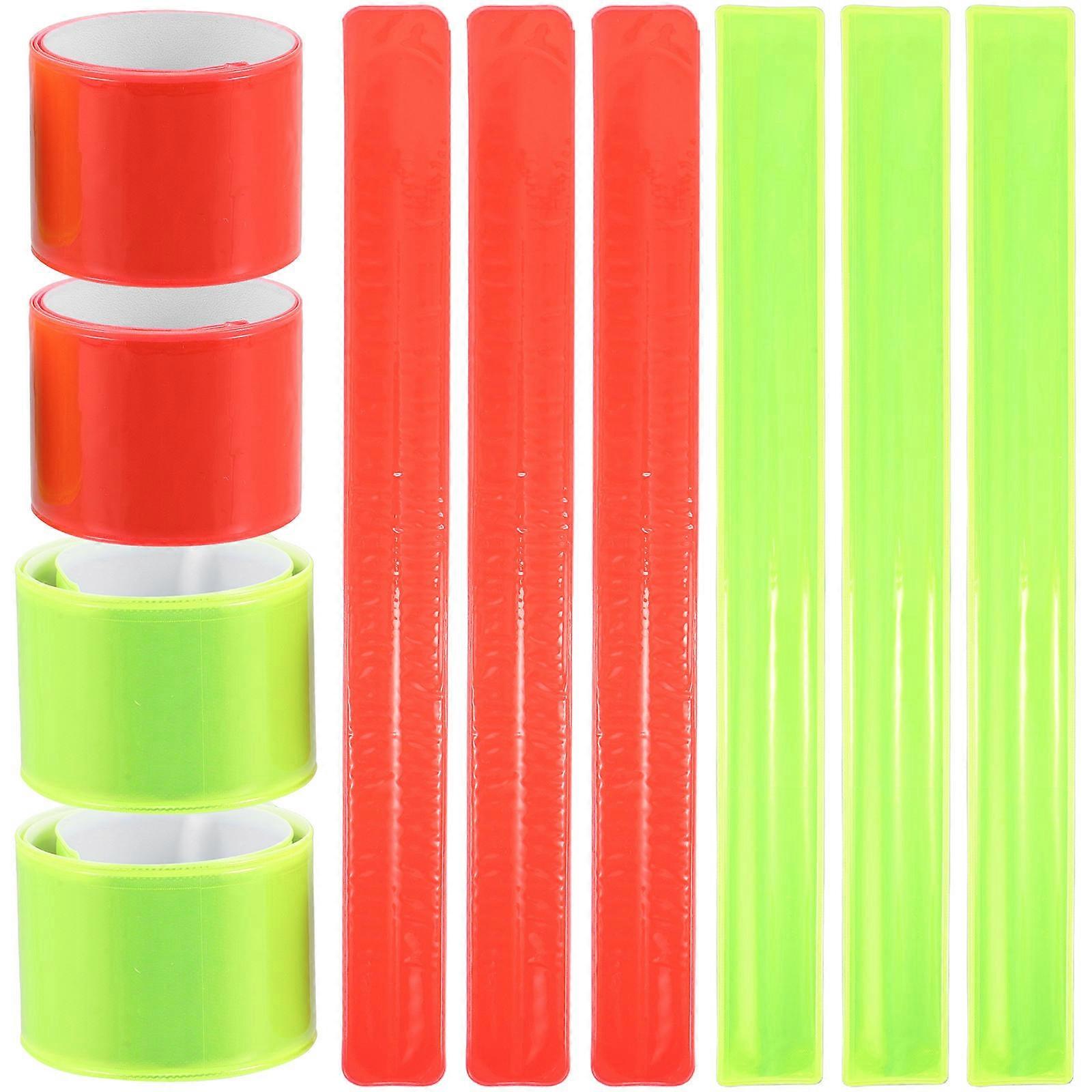 Here's a polished and professional product description for your **12pcs Reflective Slap Bracelets Wristbands**:
### **12pcs Reflective Slap
