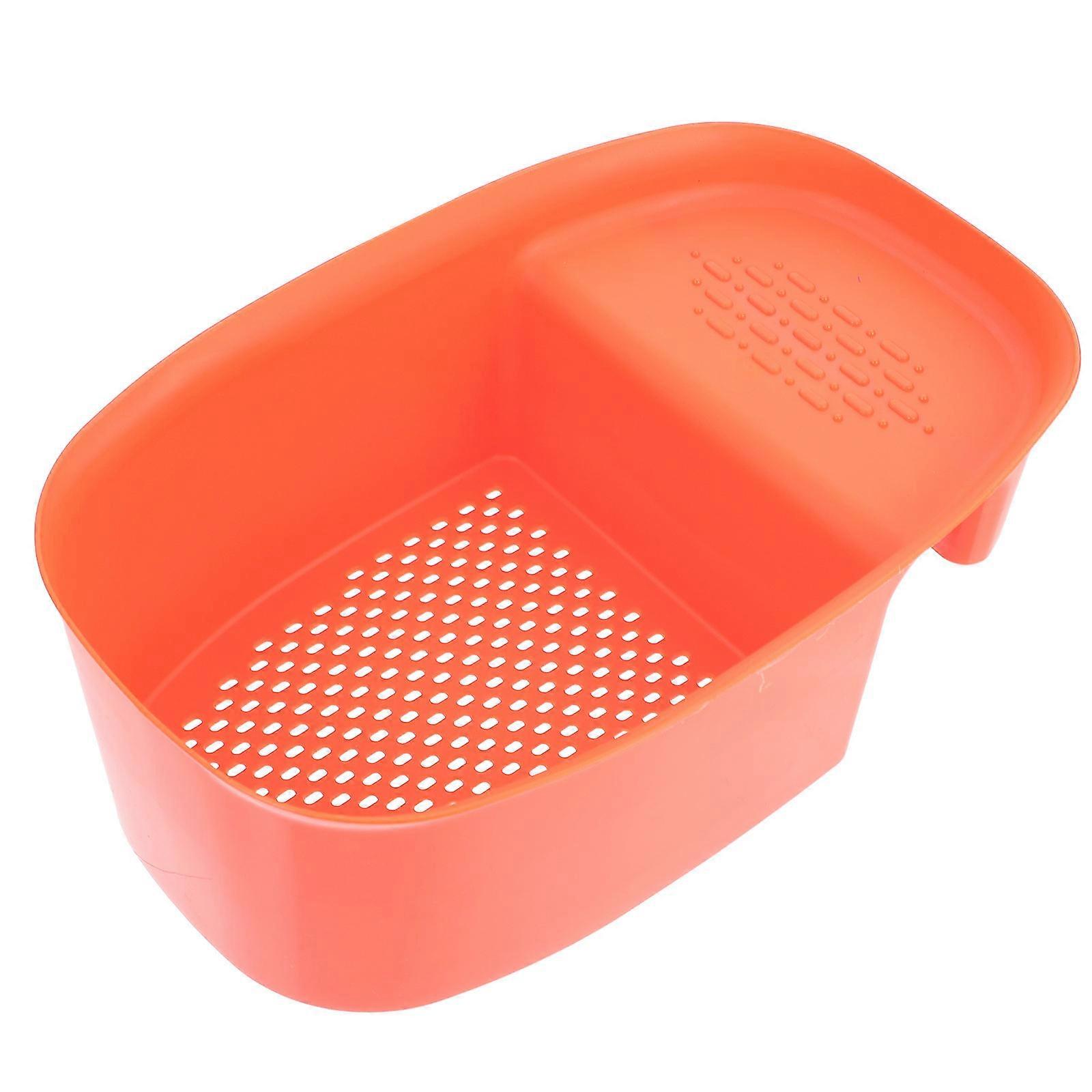 Sink Drain Colander Saddle-Shaped Mesh Strainer Kitchen Use 1Pcs