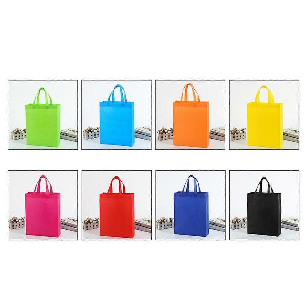 Reusable Bags For Shopping Tote Bags Grocery Shopping Portable Nonwoven Fabric 30Pcs