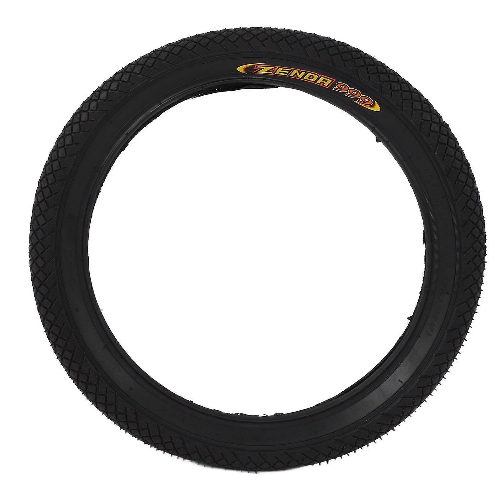 Pneu épais antidérapant en caoutchouc pour vélo d'enfant, motif à carreaux, pièces et accessoires 16 x 2,125