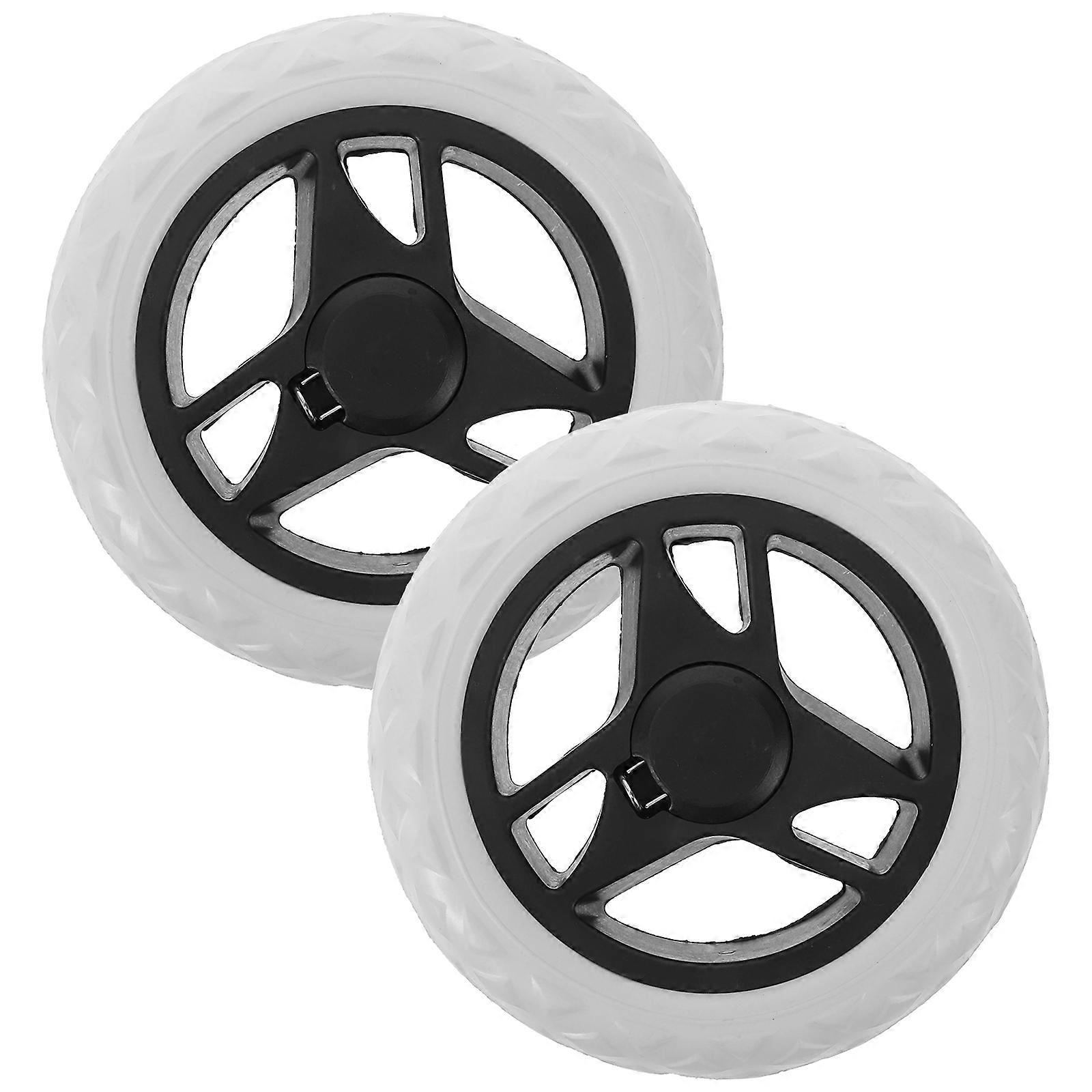 Shopping Trolley Caster Laundry Cart Wheel Heavy Load Carrying Round 17.00X17.00X3.30CM 2Pcs