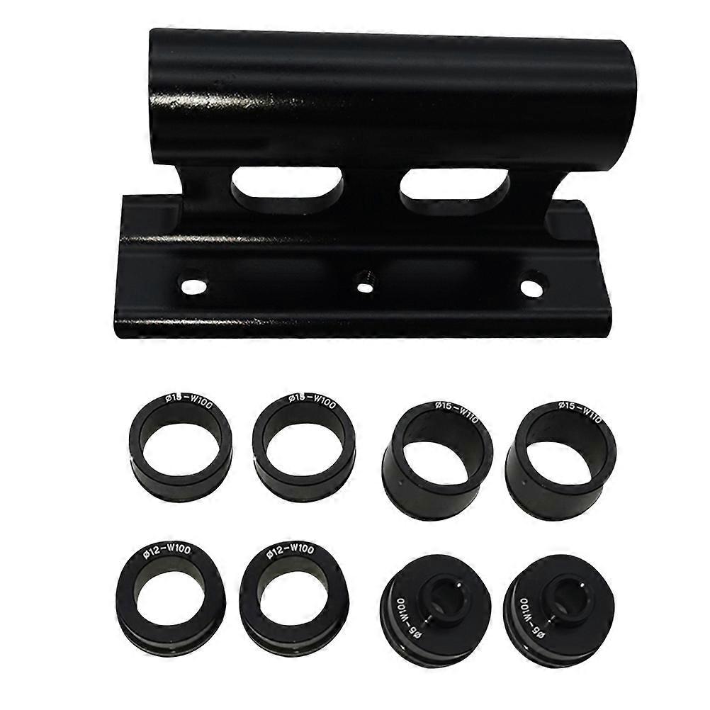 Durable Quick Release Bike Carrier Mount Iron Fork Holder for Storage Transport Trucks Trailers Lightweight Stable Bicycle Bracket Black