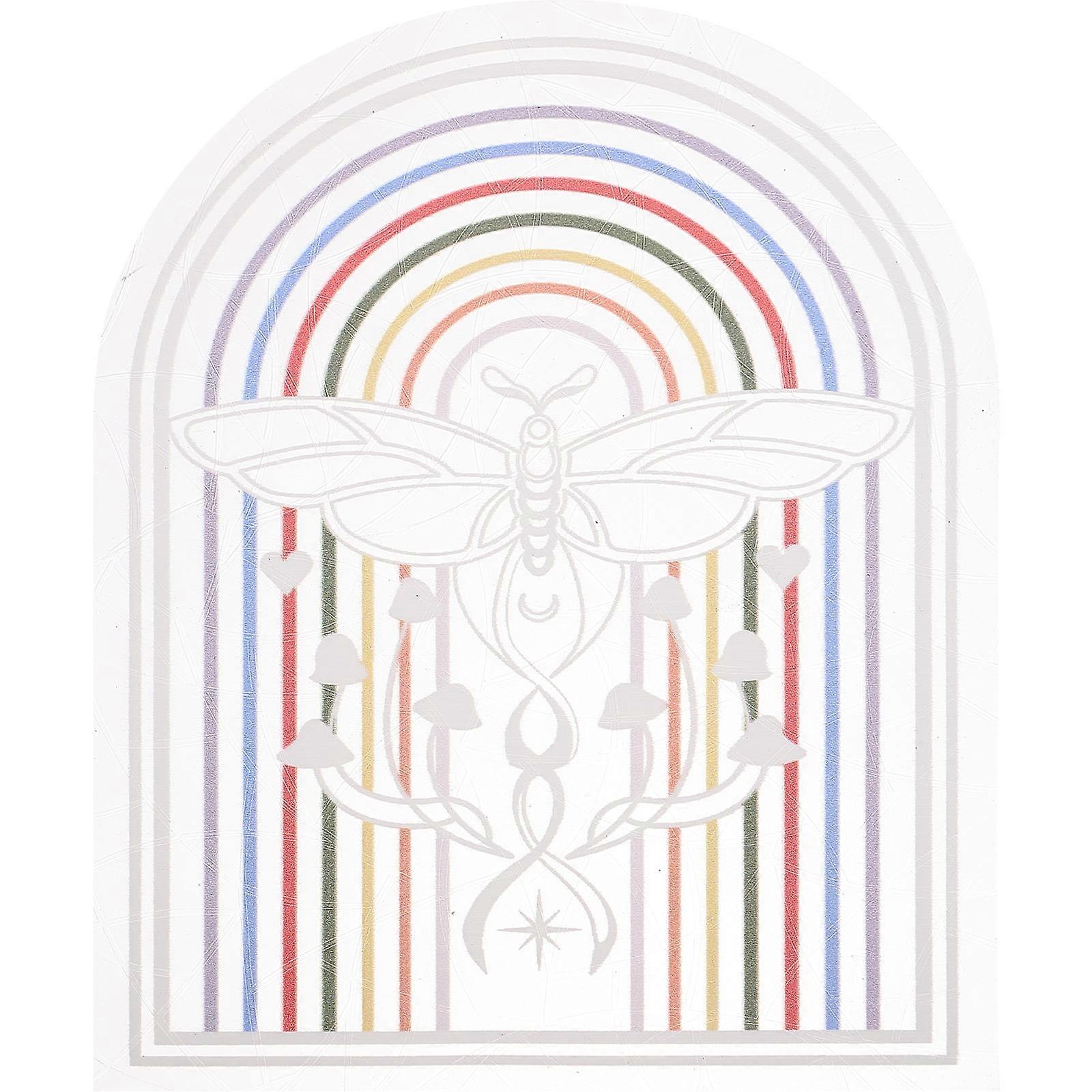 Bird Protection Window Cling Sun Static Cling Decorative No Residue 15x11.1cm 1Pack