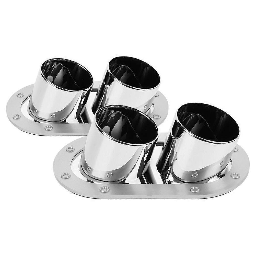 Automotive Bumper Protection Strips with Decorative Exhaust Tips – Scratch Resistant Vehicle Accessory for Collision Prevention and Aesthetic