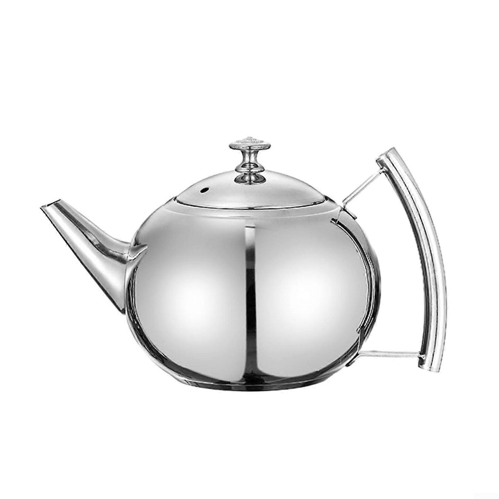 Stainless Steel Tea Kettle 1L with Heat Resistant Design and Easy-to-Use Infuser, Sleek and Stylish