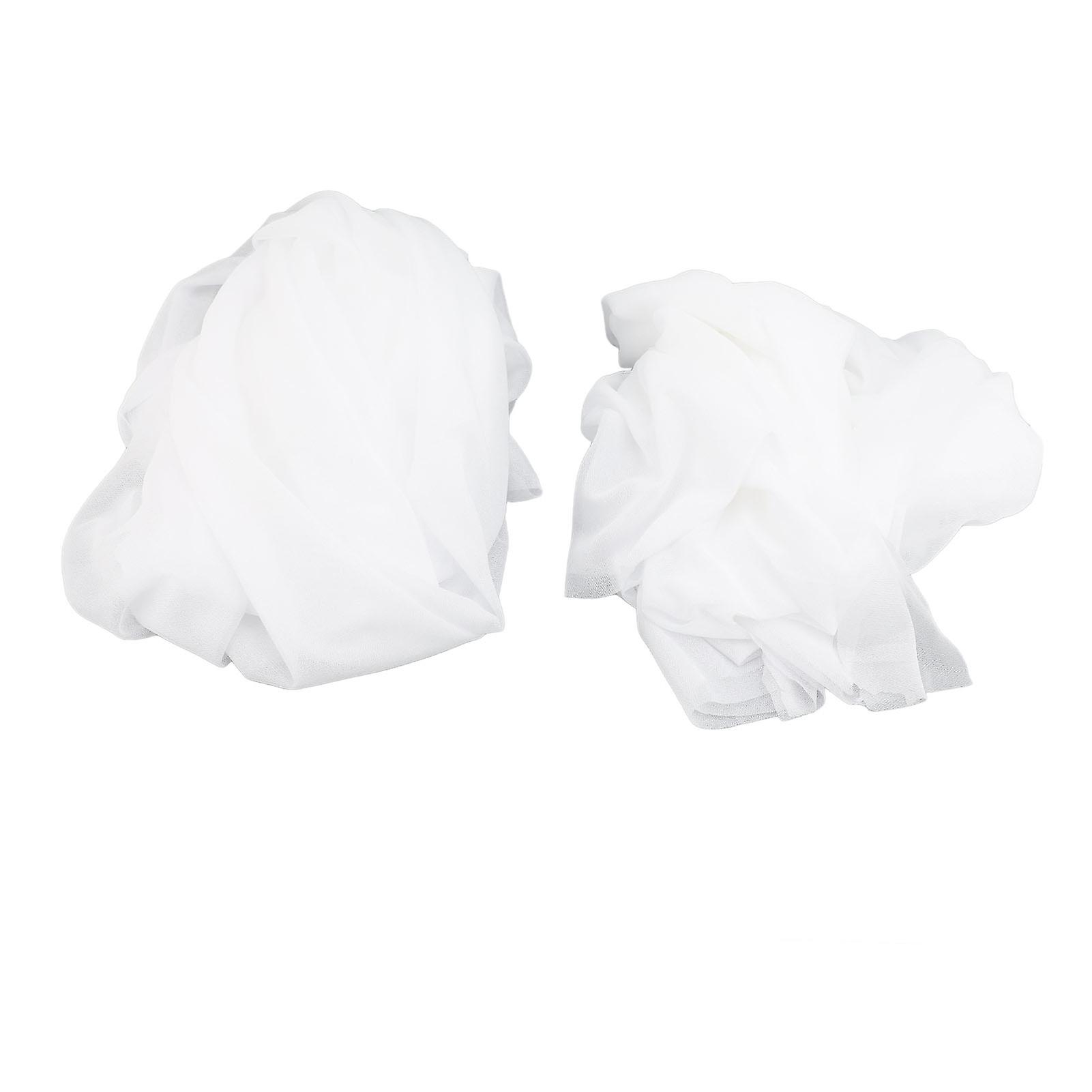 Romantic Elegant Airy Sheer Chiffon Wedding Table Runner Draped 70 x 300 cm White Set of 6