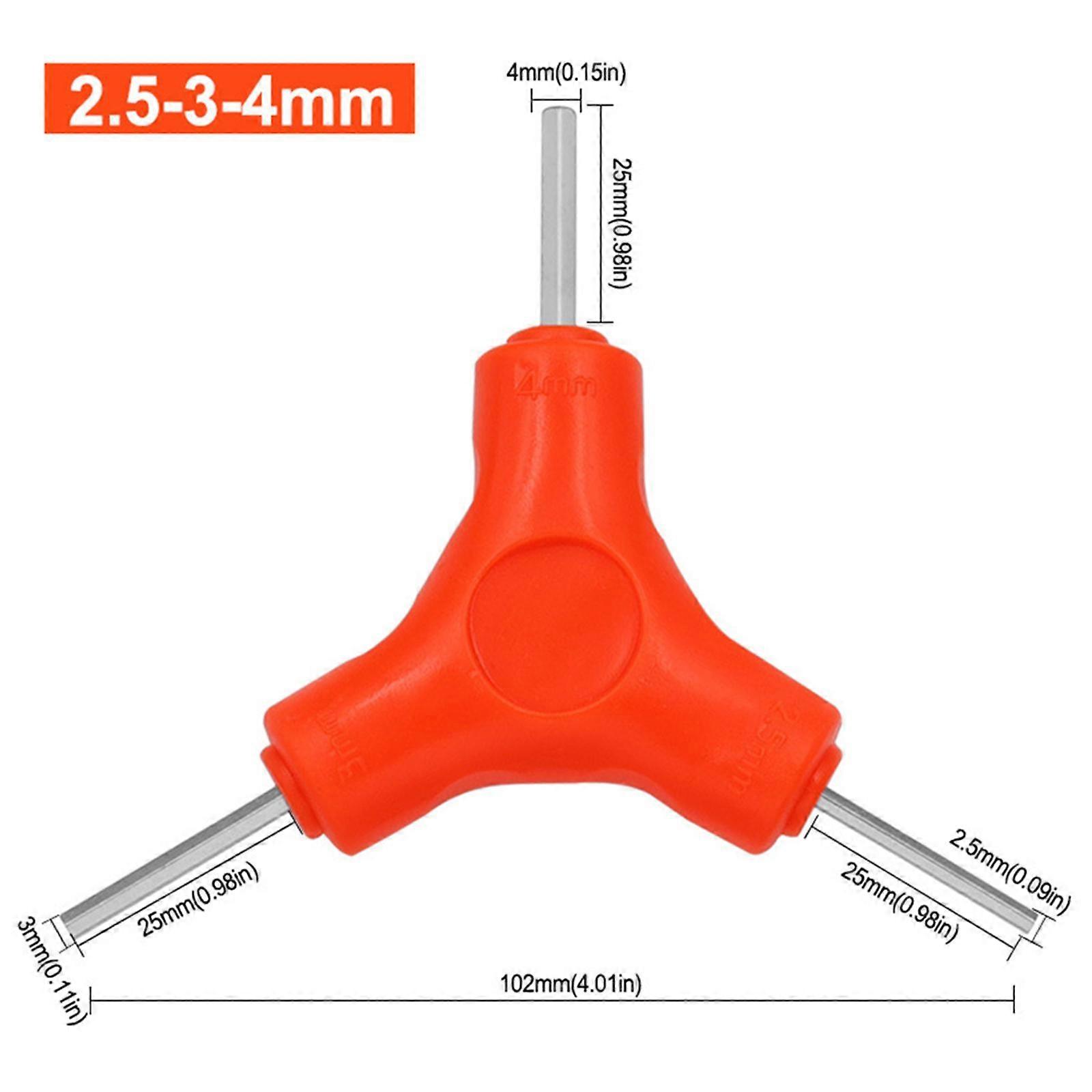 Spanner Trigeminal Hex Key 2.5/3/4/5/6/8mm Bicycle Maintenance Tools