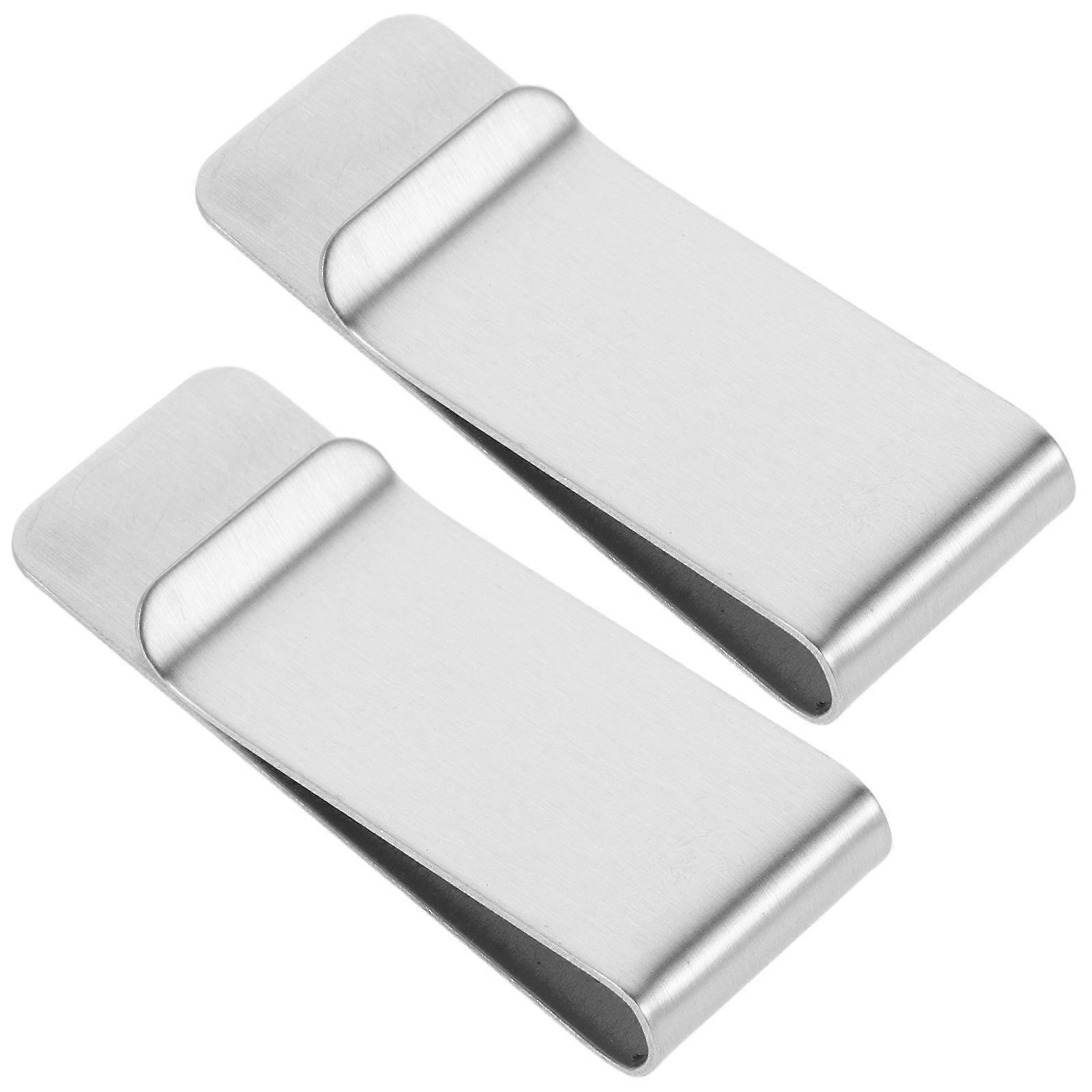Stainless Steel Money Clip Wallet for Cards & Documents – Durable, Secure & Minimalist Design for Men and Women